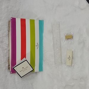 kate spade New York Candy Stripe Pencil Pouch